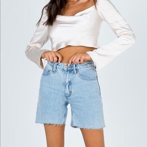Princess Polly - Thelma shorts wasted blue